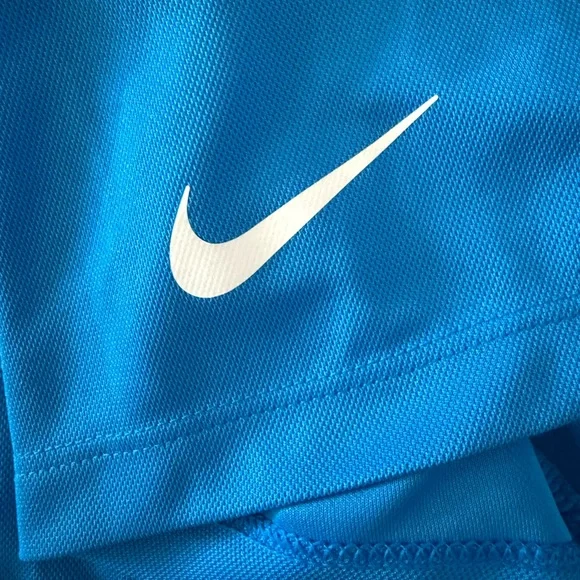 Nike Men's Dri Fit Blue Polo Golf Shirt - Picture 4 of 6